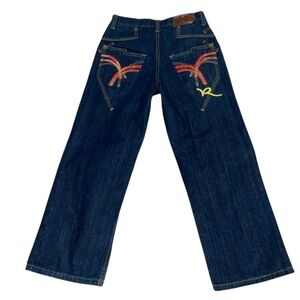 Rocawear Boys Y2K Embroidered long shorts size 14 vintage fit mint condition